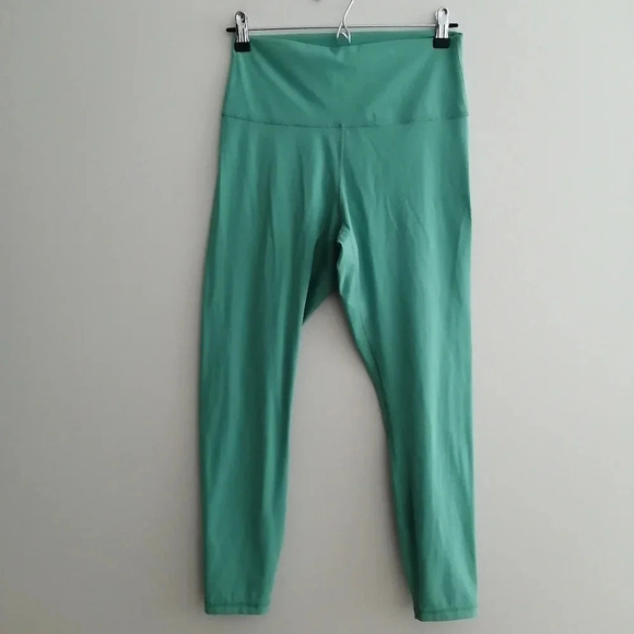 Everlane Perform Ankle High Rise Leggings in Dark Mint Green Medium - Picture 3 of 14